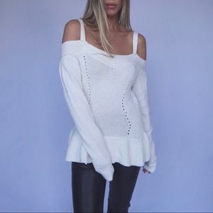Chelsea28 Cold Shoulder Sweater